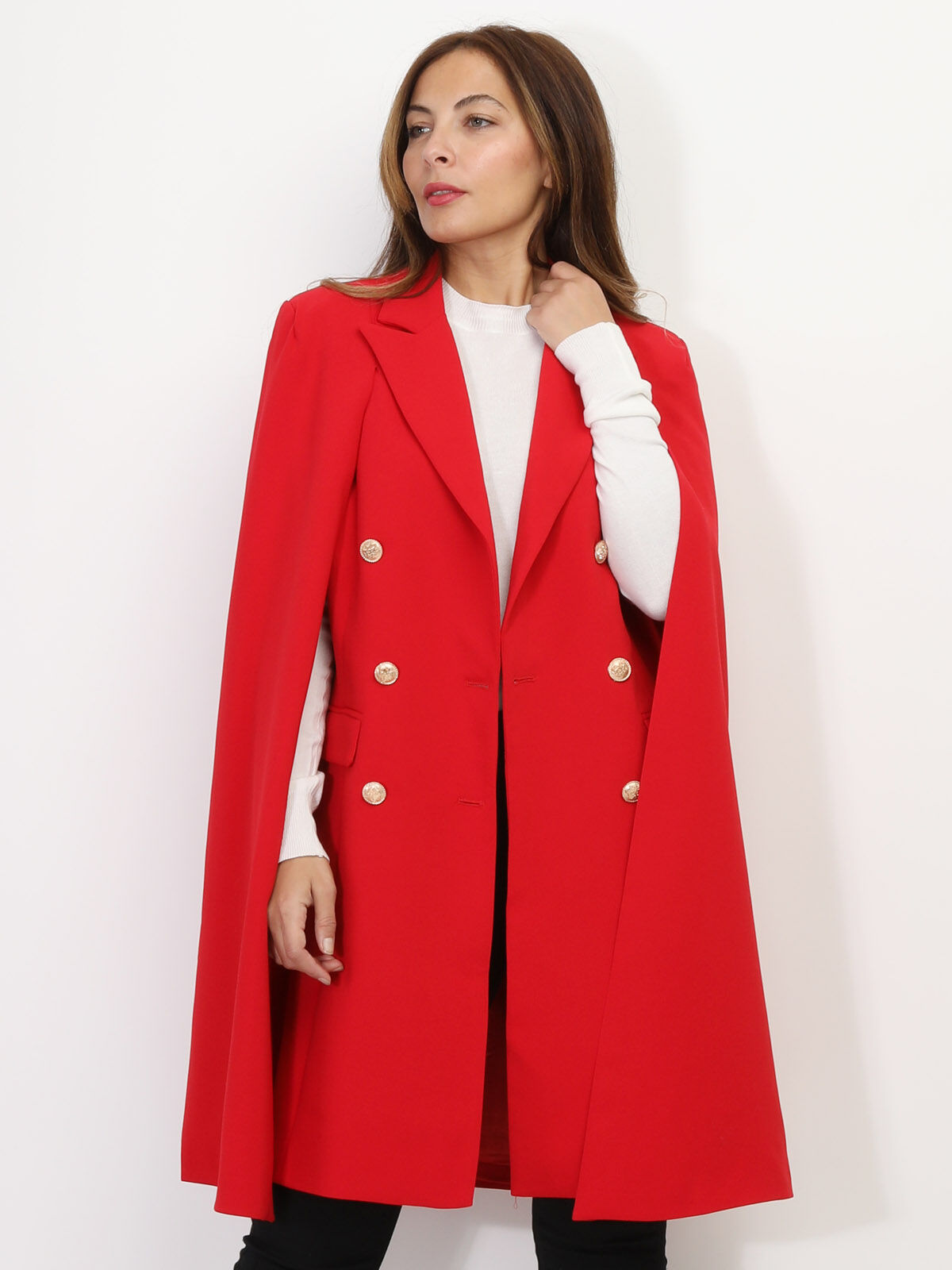 Cappotto a mantella best sale