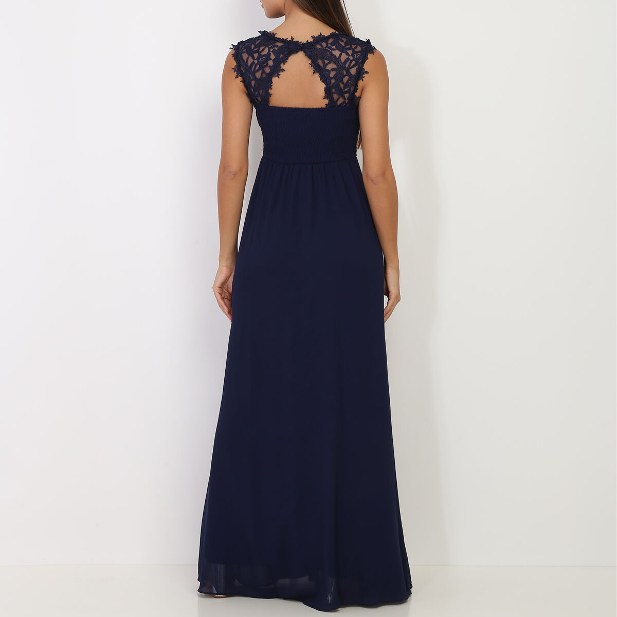 Robe best sale dentelle bleu