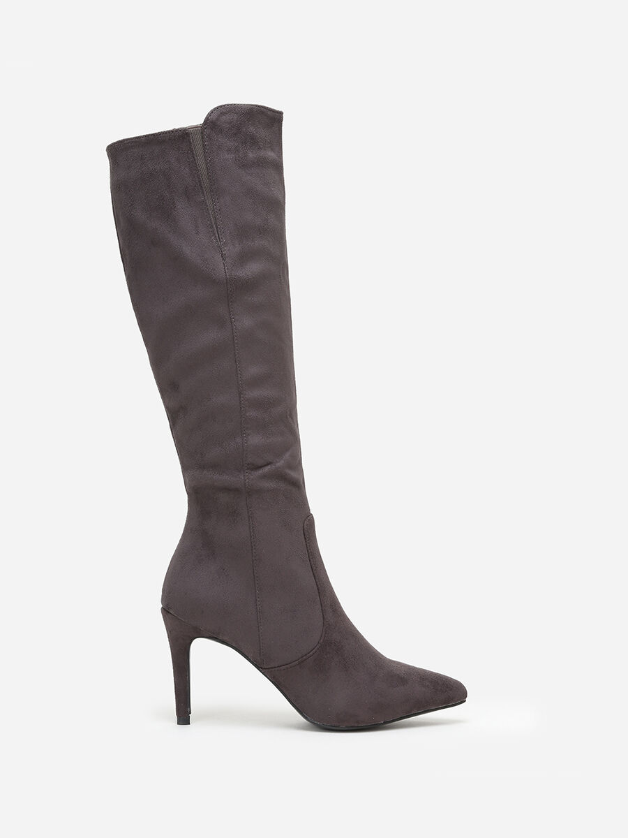 Botte en suedine discount femme