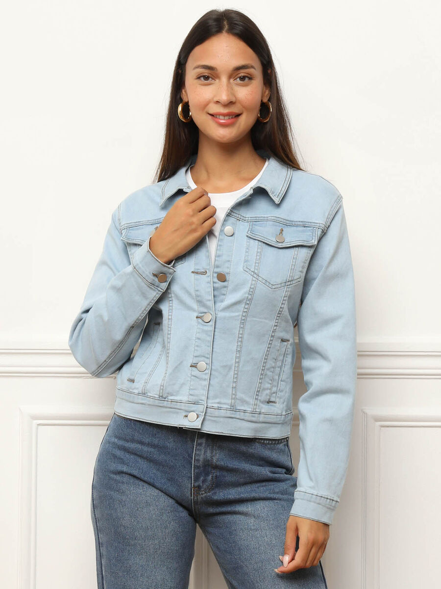 Blouson en denim basique image number 0