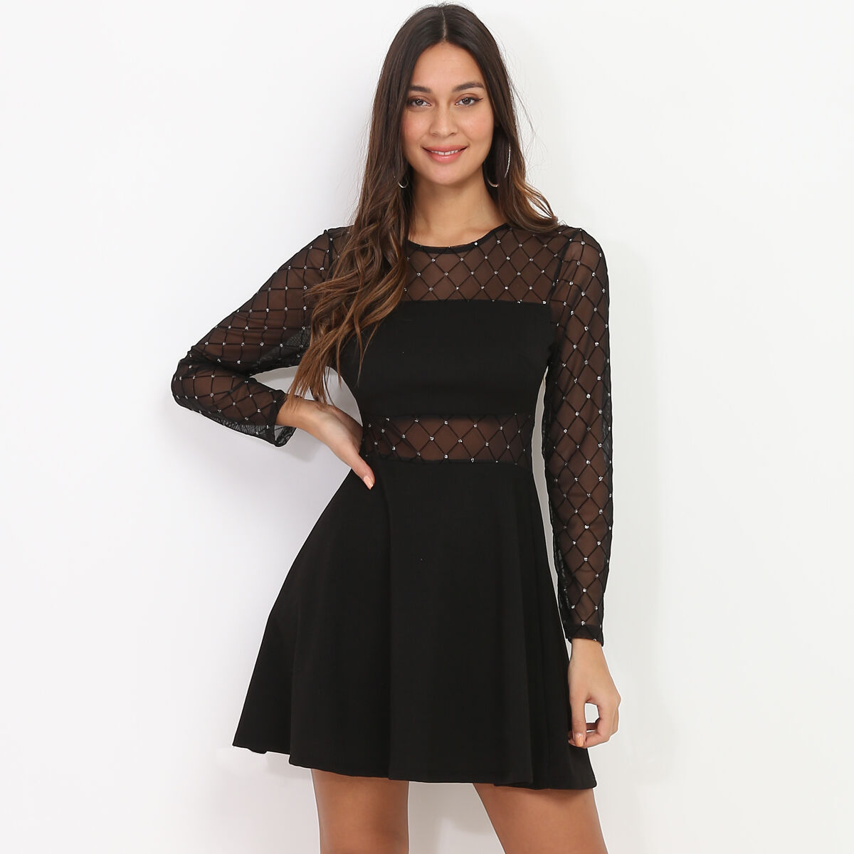 Robe de soirée patineuse hot sale