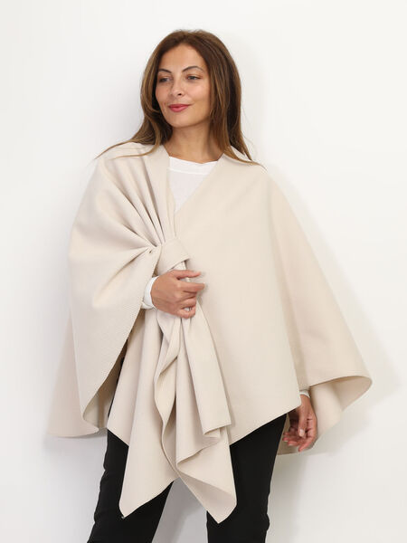 Poncho asymétrique croisé