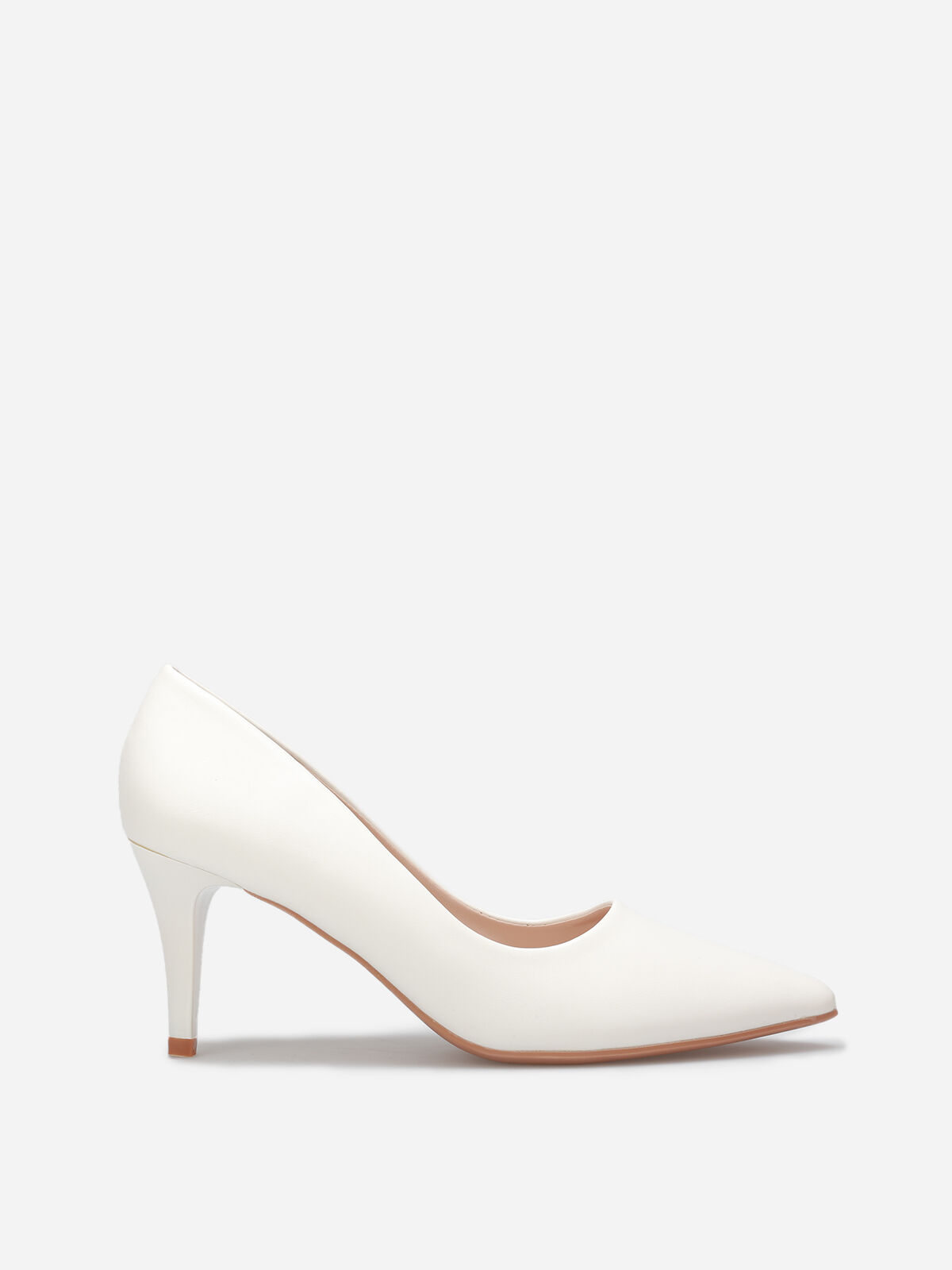 Escarpin store talon fin