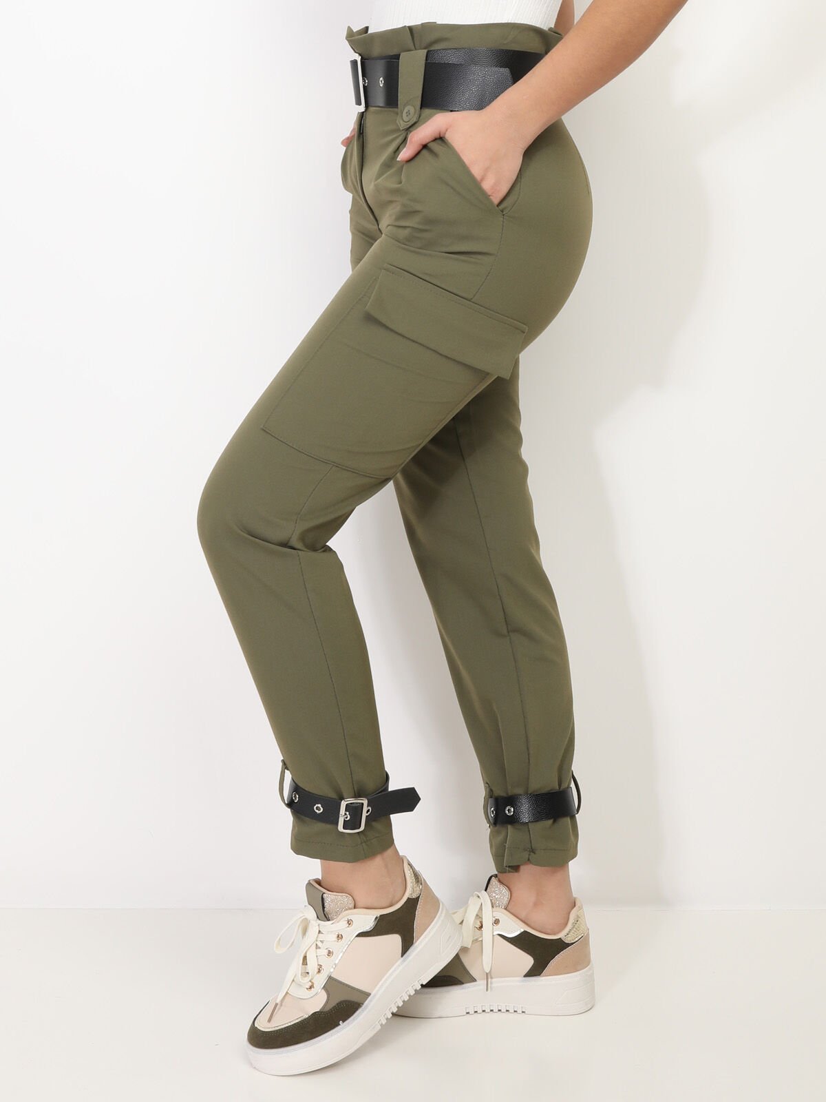 Pantalons femme Chino pantalon slim pantalon stretch tregging