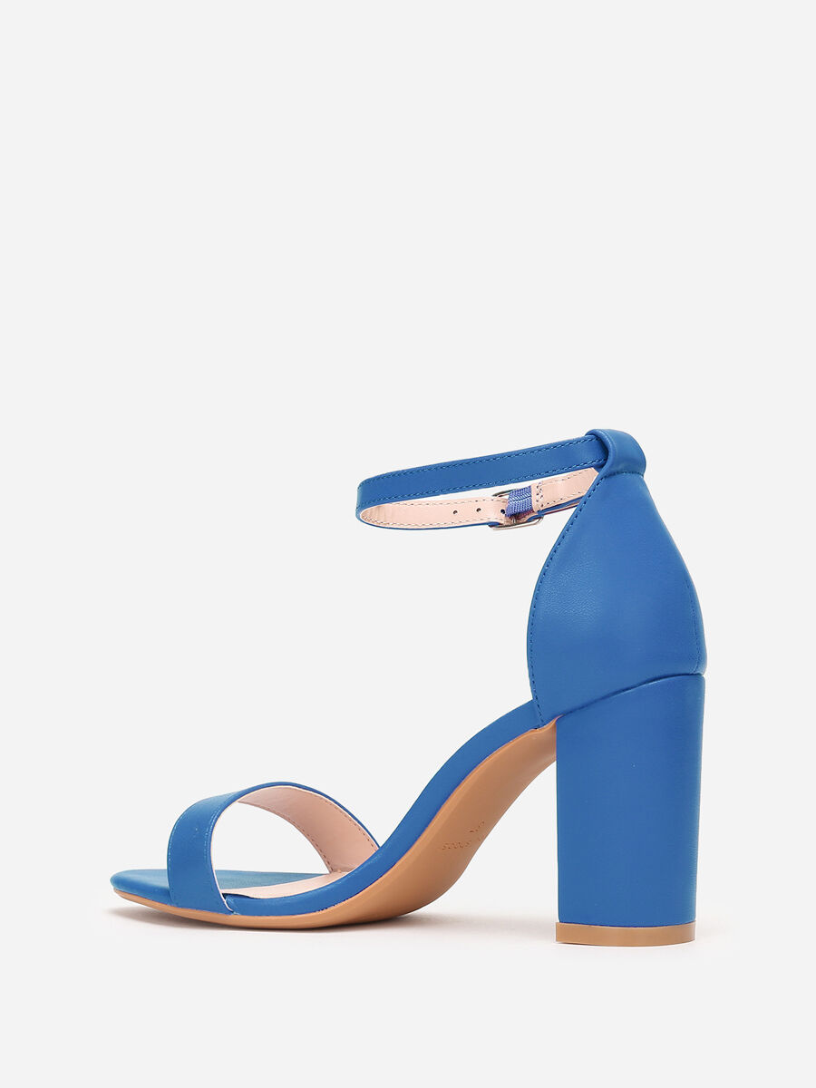 Sandale talon bleu roi online