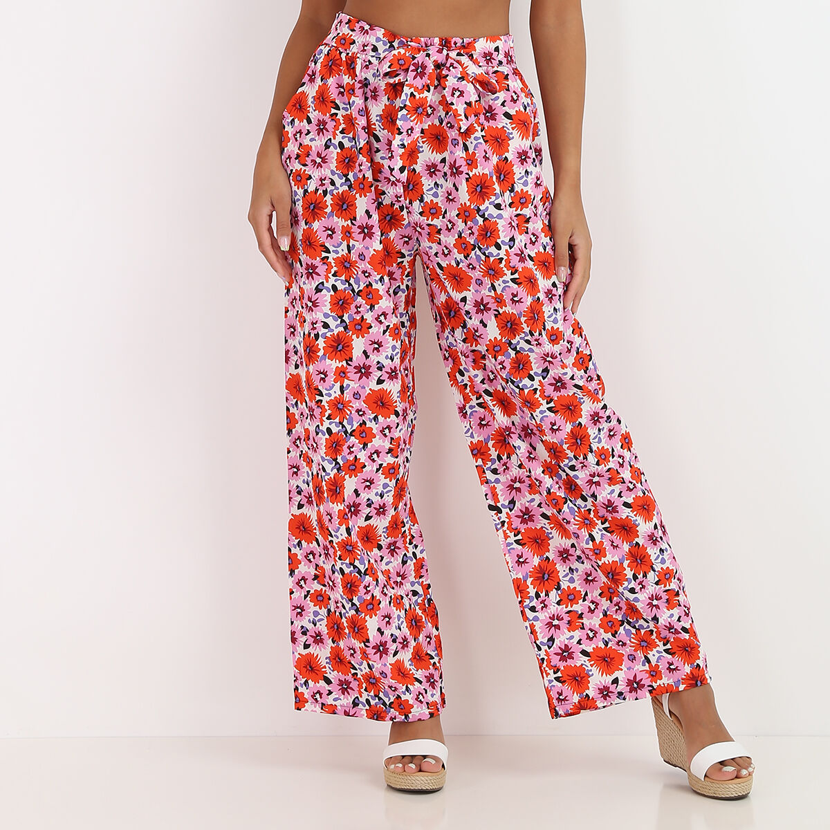 Pantalon fluide a fleur new arrivals