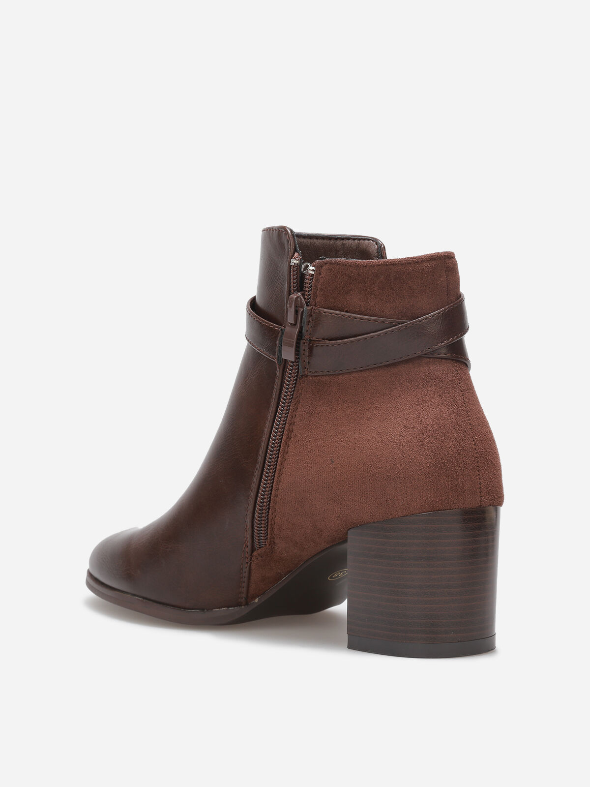 Bottines discount bi matière