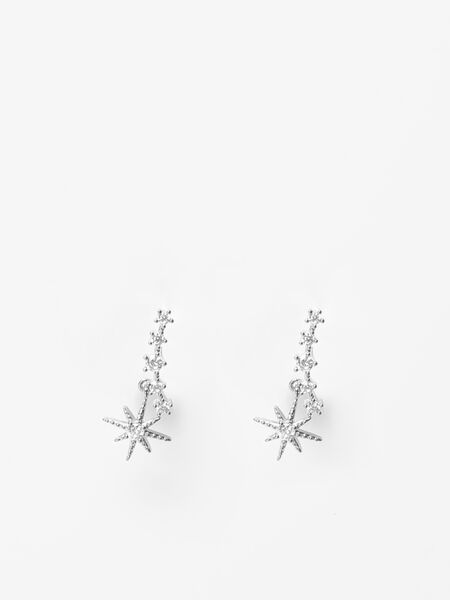 Boucles d'oreilles avec pendentif étoile à strass