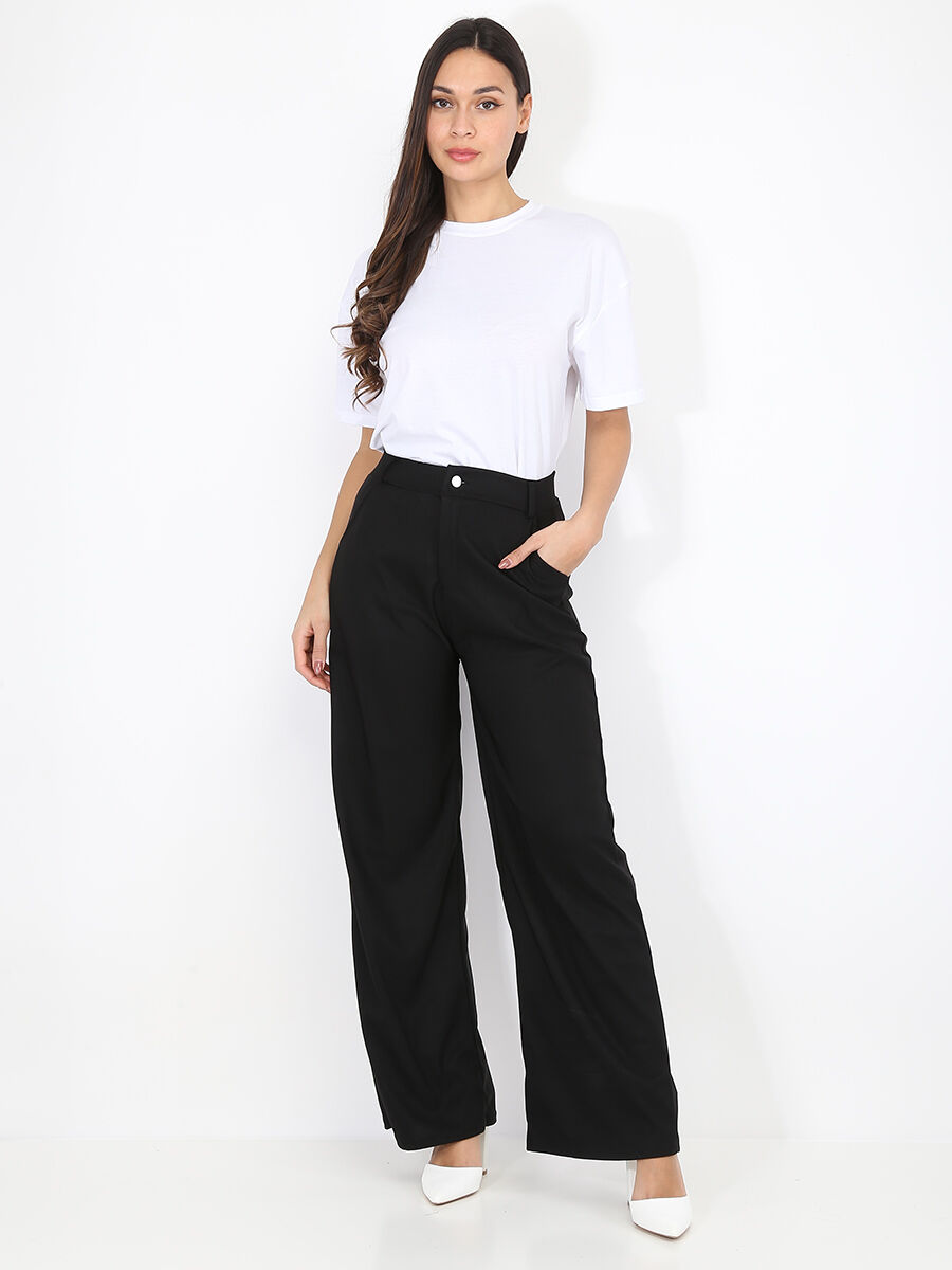 Pantalon taille haute evase La Modeuse La Modeuse