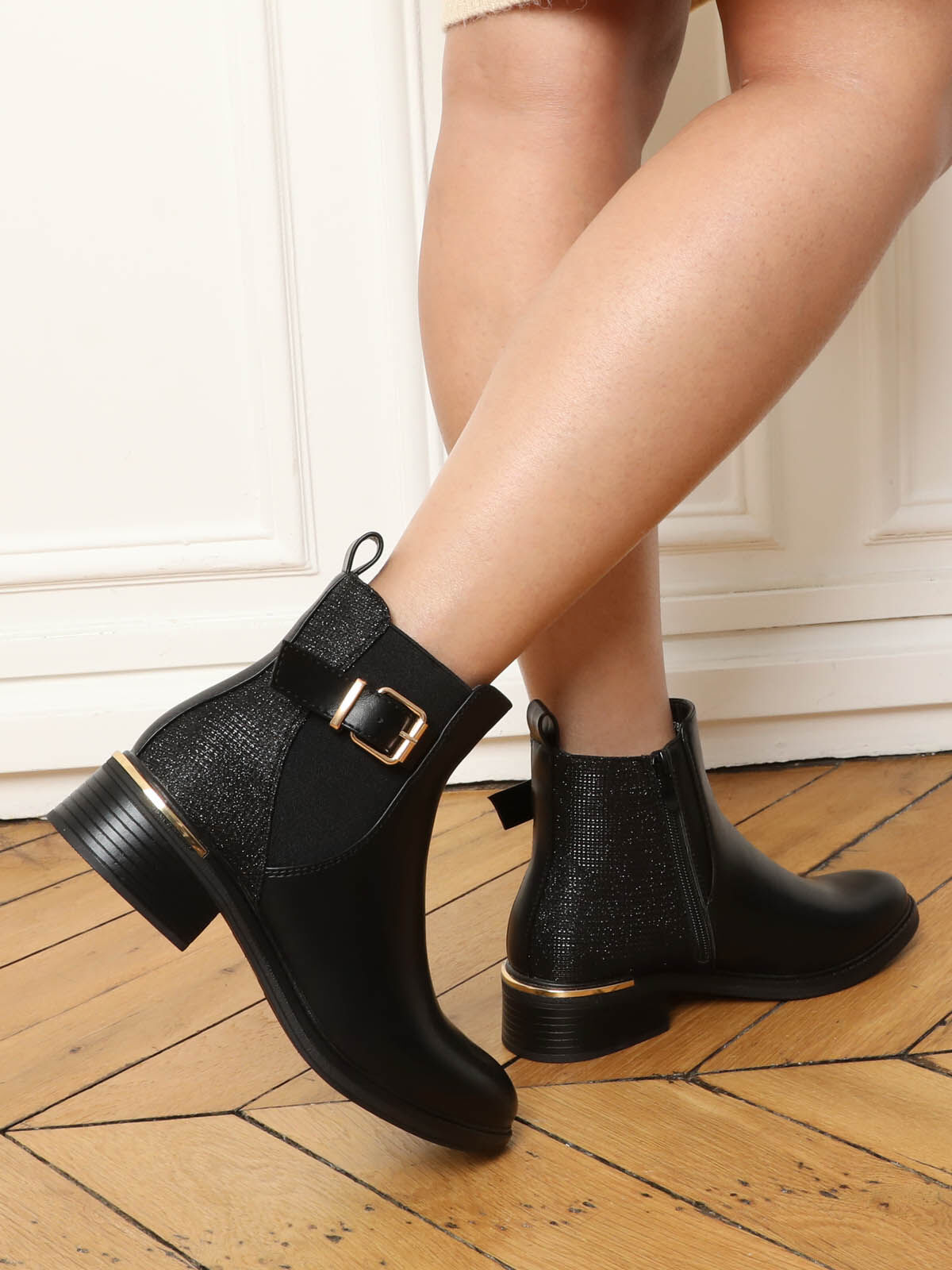 Bottines paillettes best sale