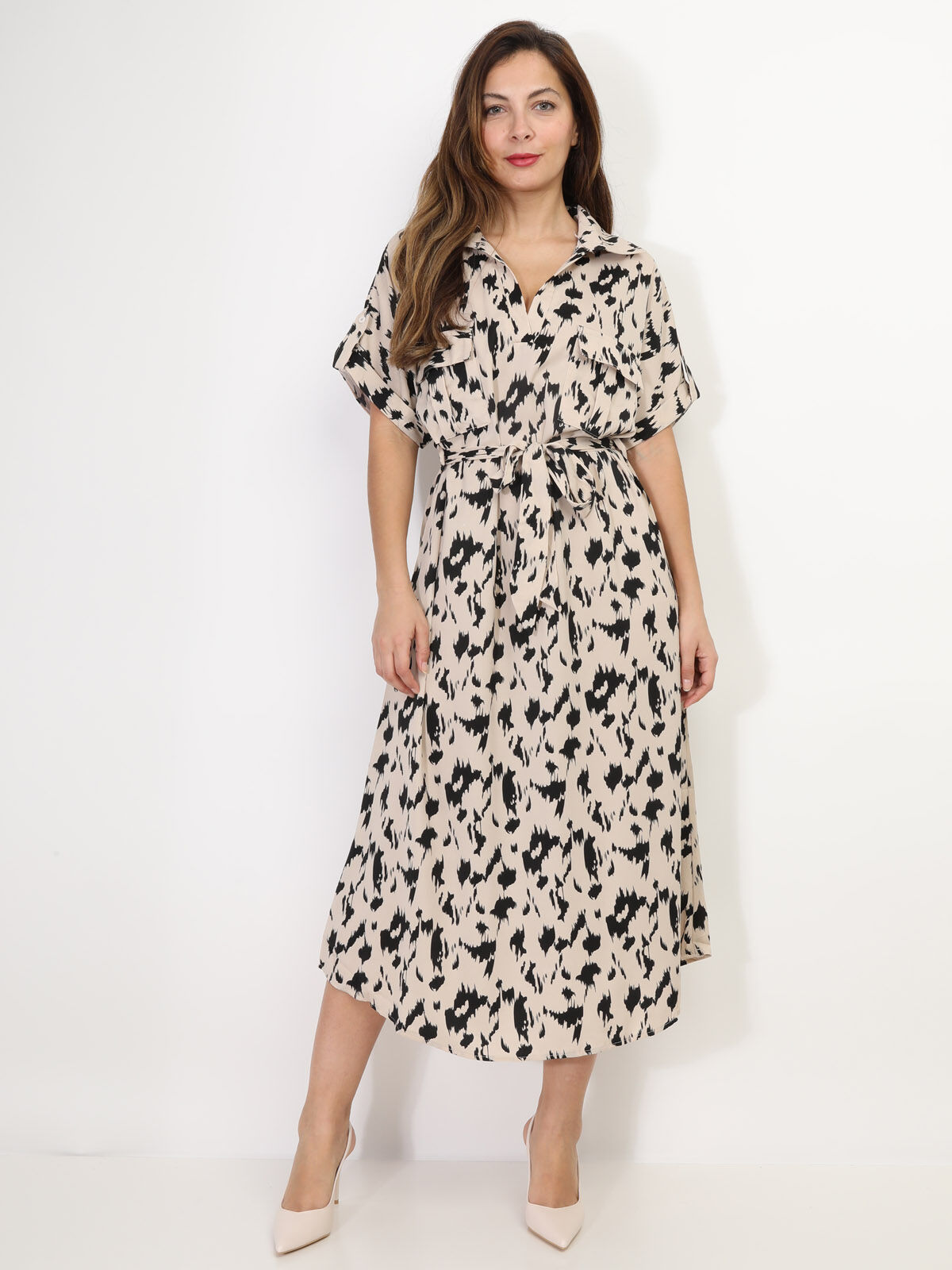 Robe outlet saharienne longue