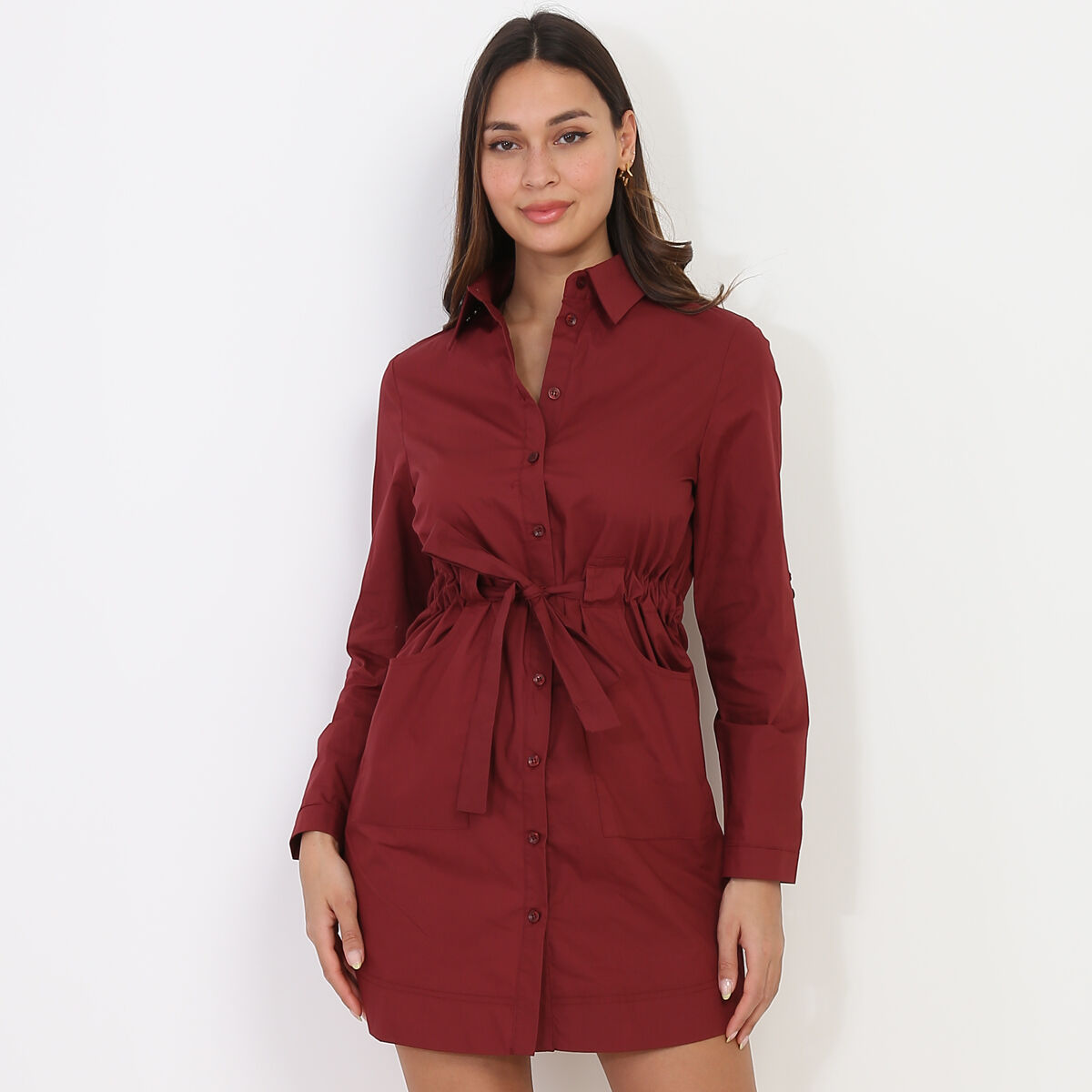 Robe chemise avec ou sans ceinture new arrivals