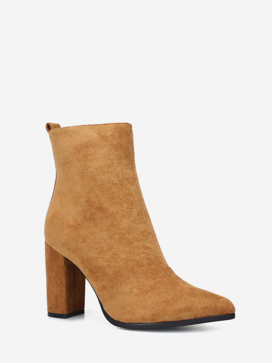 Bottines suedine camel hotsell