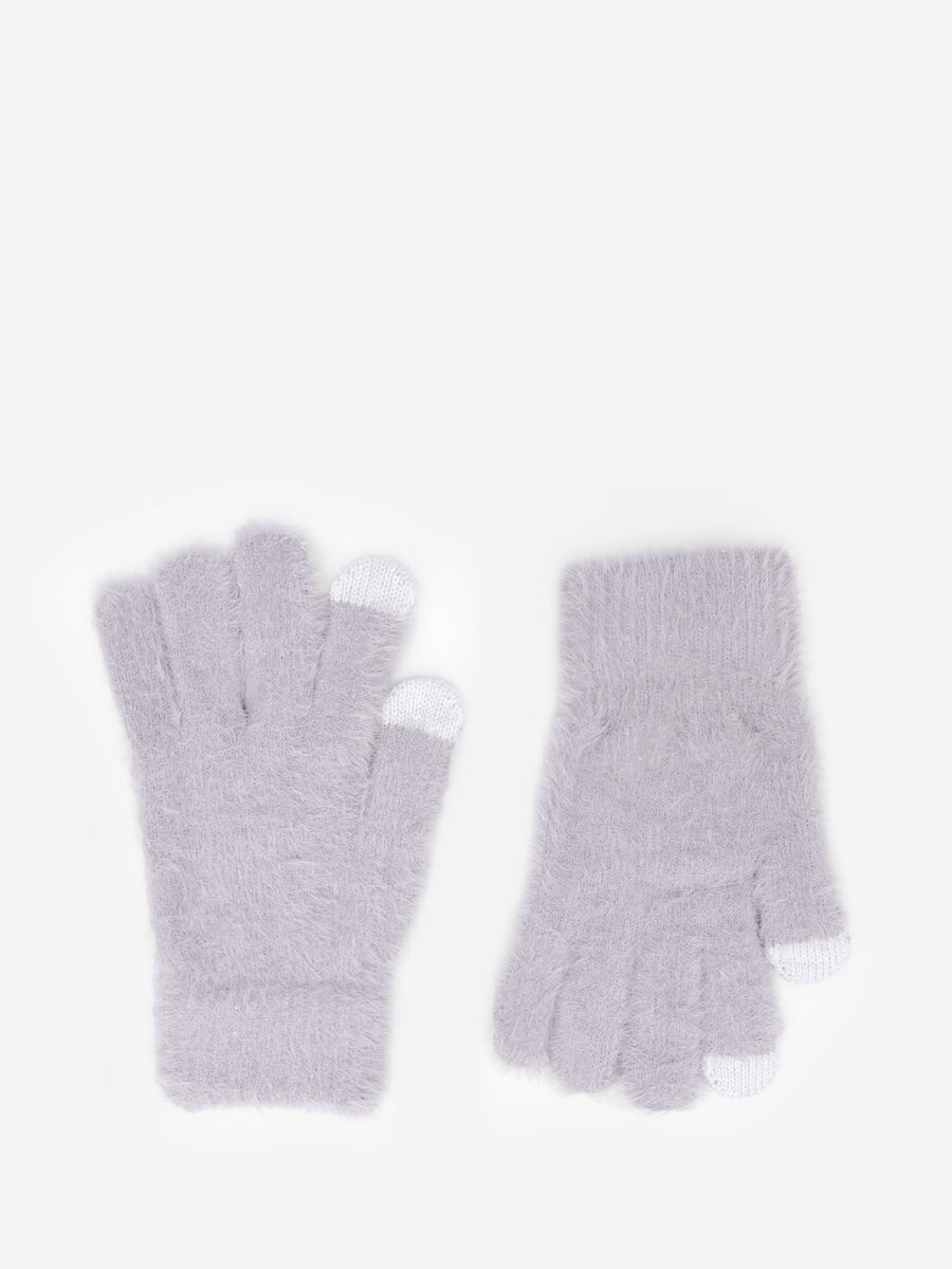 Gants tactiles duveteux image number 0