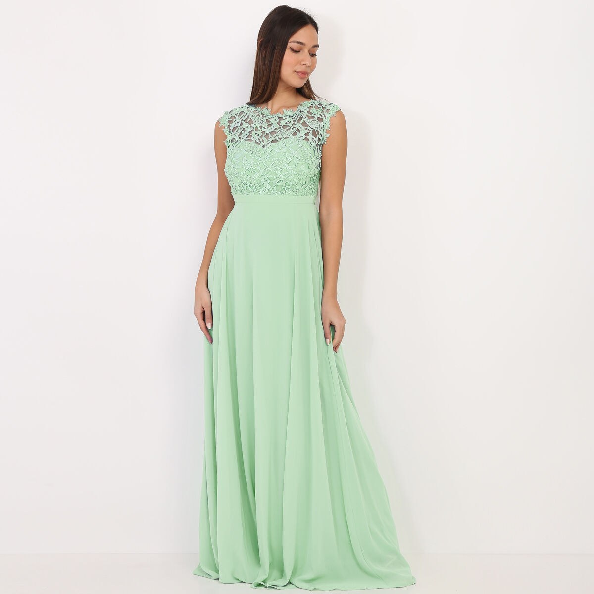 Robe discount vert menthe