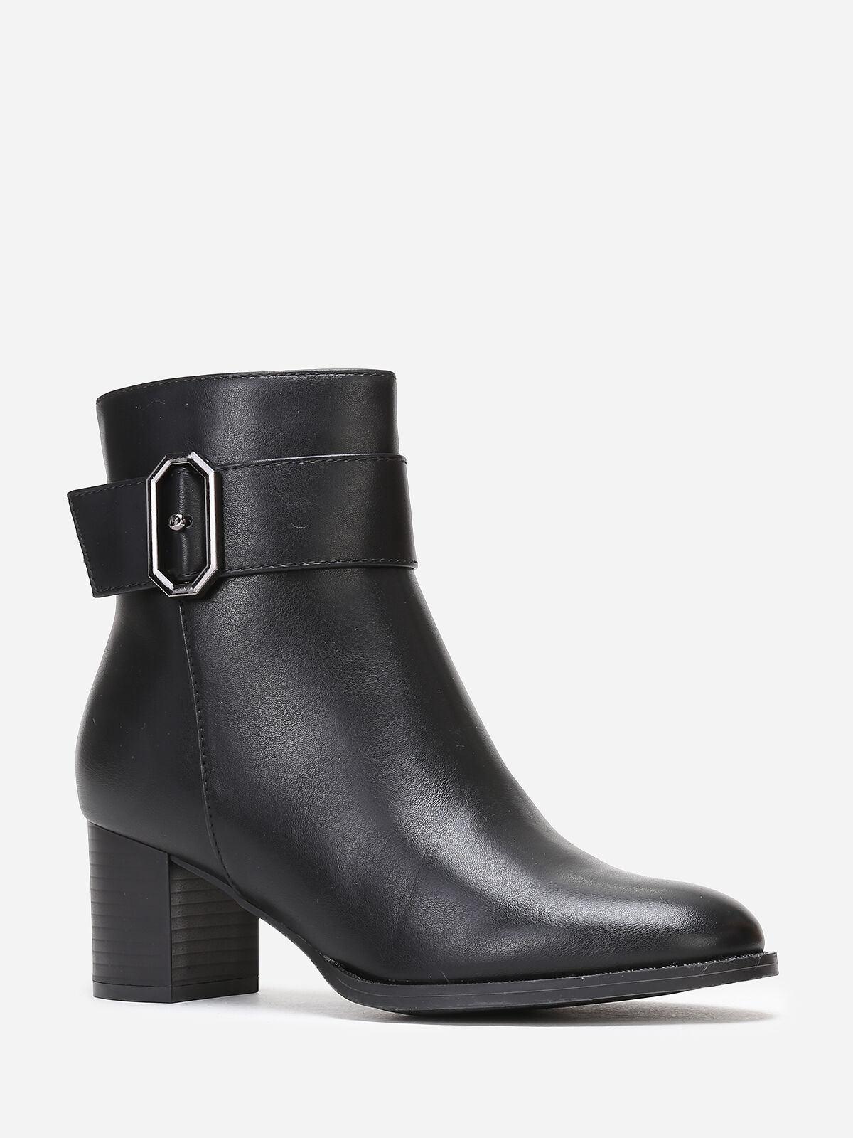 Bottines a talon et detail metallique La Modeuse La Modeuse