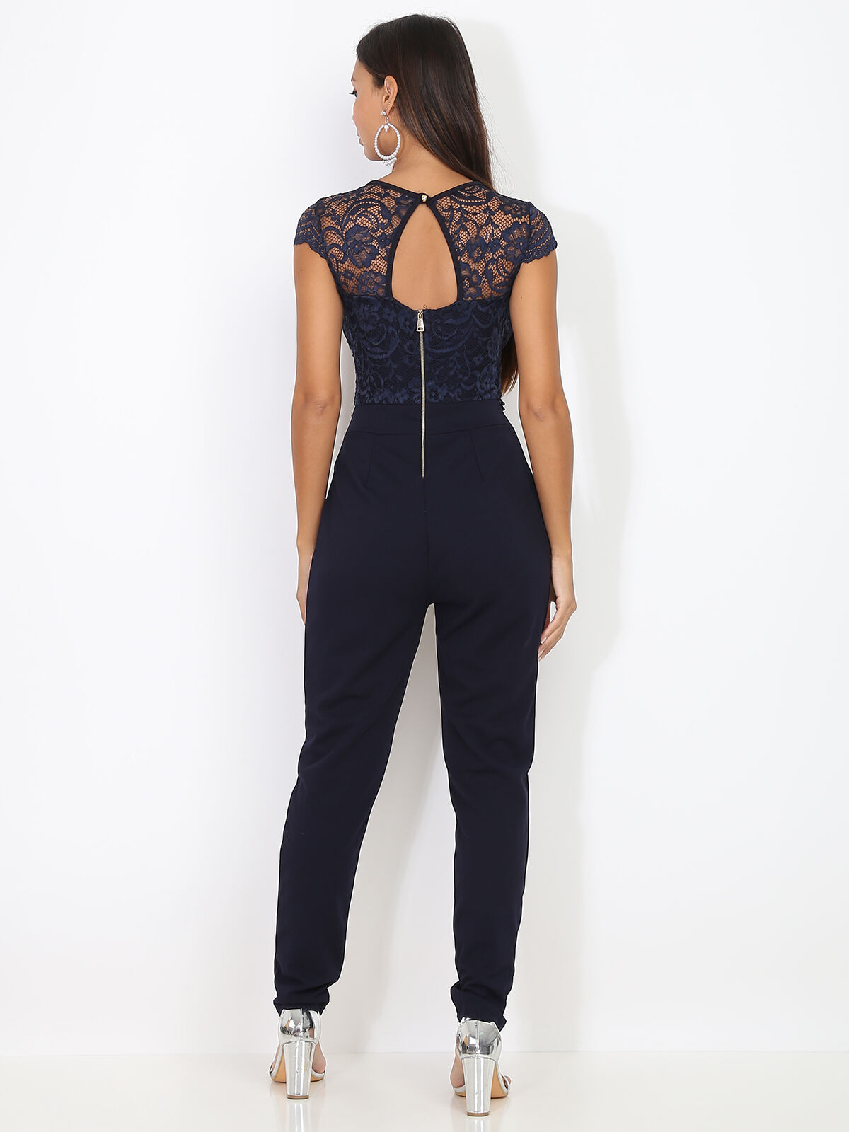 Lace and crochet jumpsuit La Modeuse La Modeuse