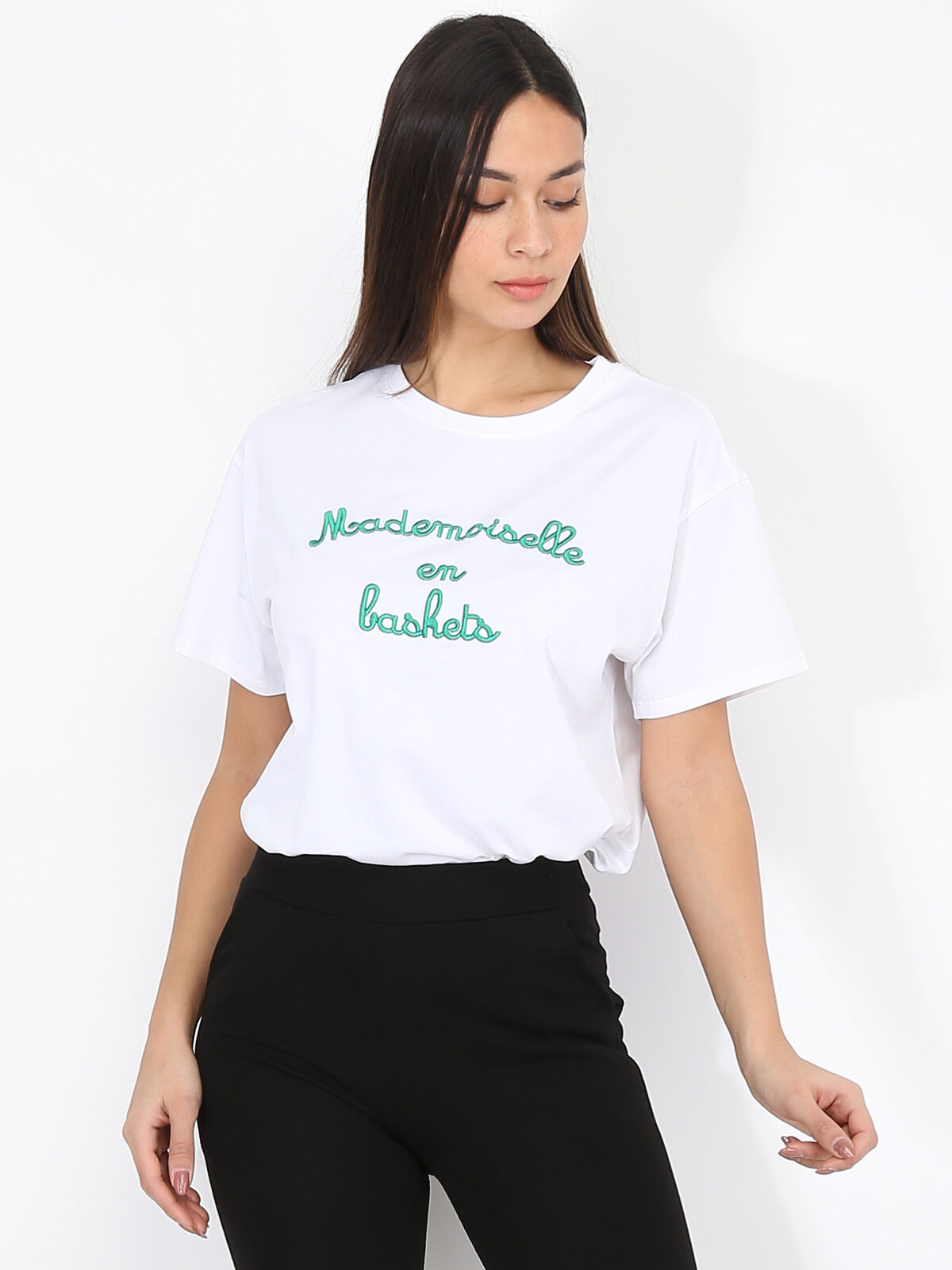 Mademoiselle en best sale basket tee shirt