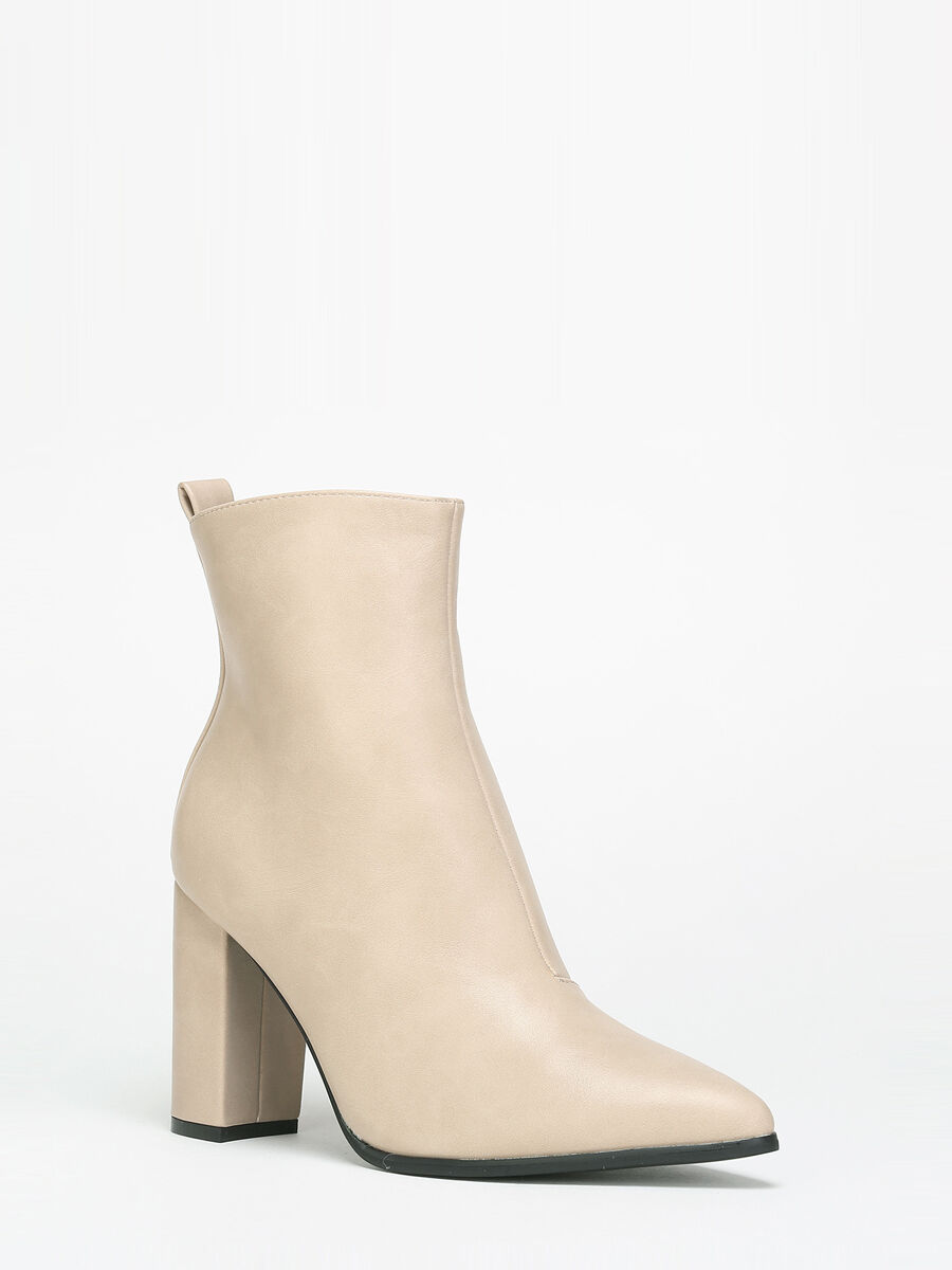 Bottines a talon beige online