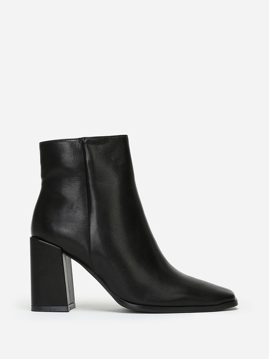 Bottines a talon online bout carre